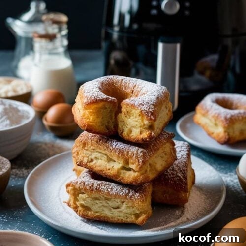 Crispy Air Fryer Beignets: Light, Fluffy and Ready Fast 3 Air Fryer Beignets
