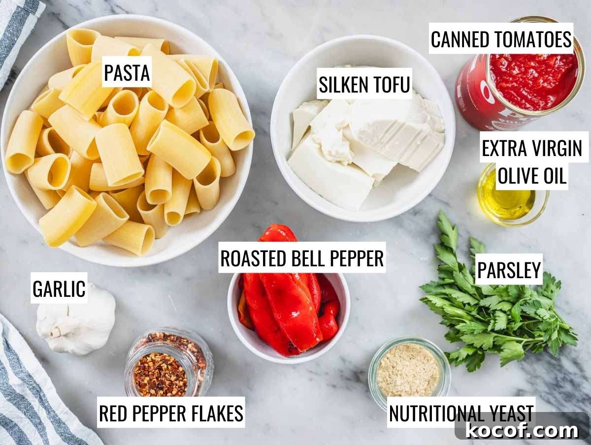 Delicious Vegan Pasta Recipes for Quick Weeknight Dinners 4 Ingredients for high protein pasta