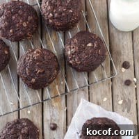 Chewy Chocolate Oatmeal Cookie Recipe for Crispy Edges 2 Chocolate Oatmeal Cookies