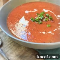 Quick Homemade Tomato Soup Recipe for Comfort and Flavor 10 bowl of soup on table