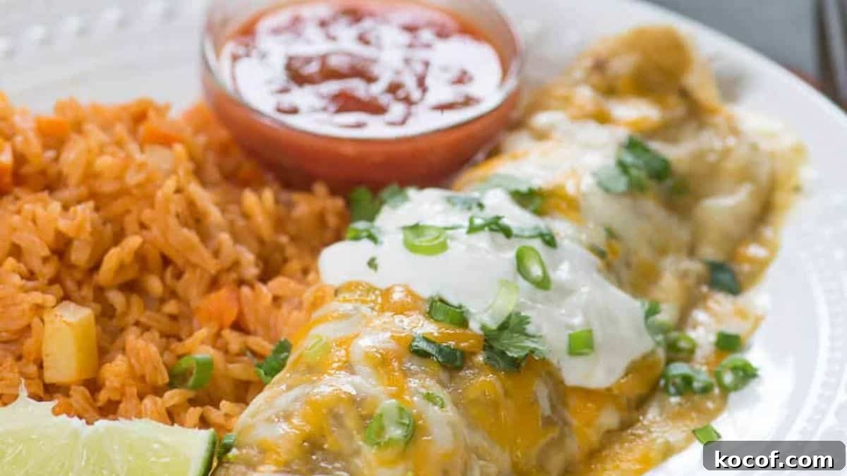 14 Burrito Recipes: Vegetarian and Meat Filling Options for Every Meal 8 Green Chile Chicken Smothered Burritos