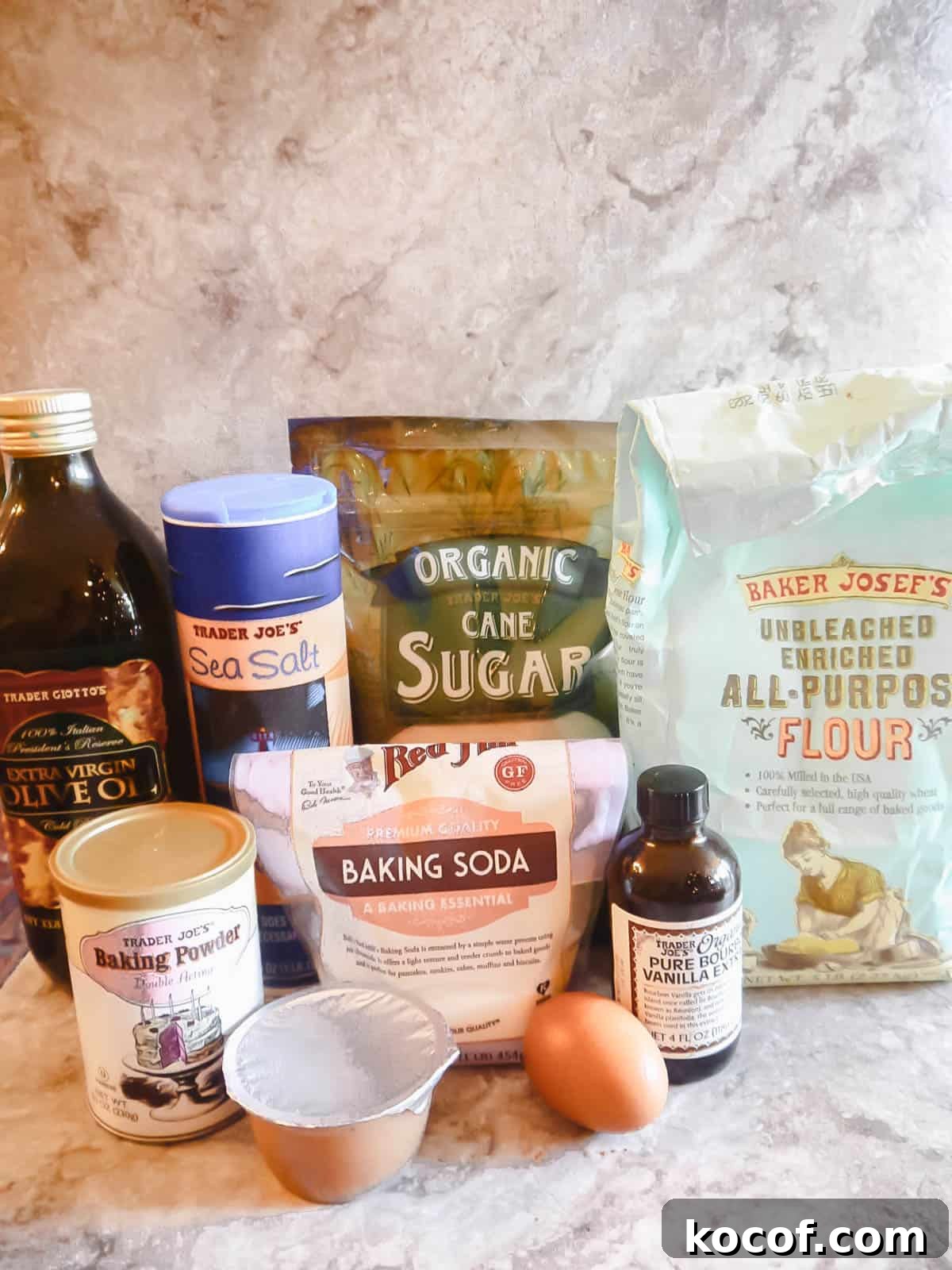Ingredients needed to make sugar cookie recipe with lemon.