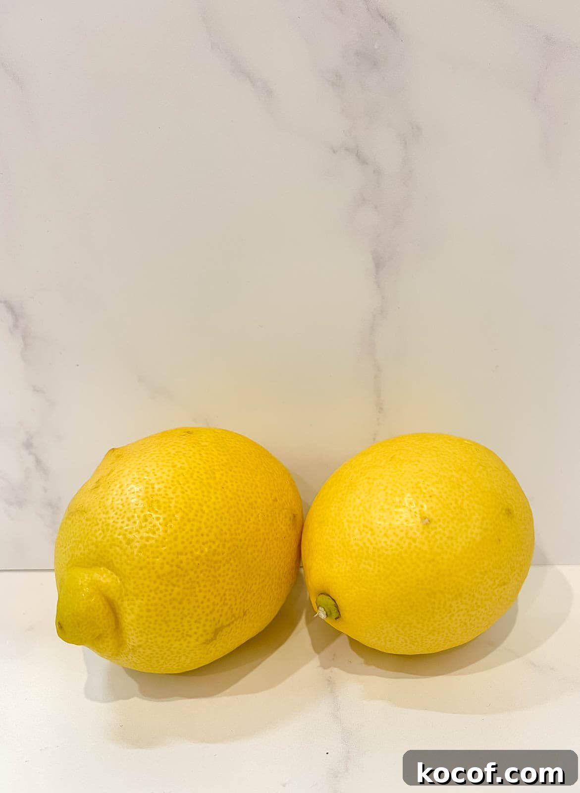 Lemons on a table.