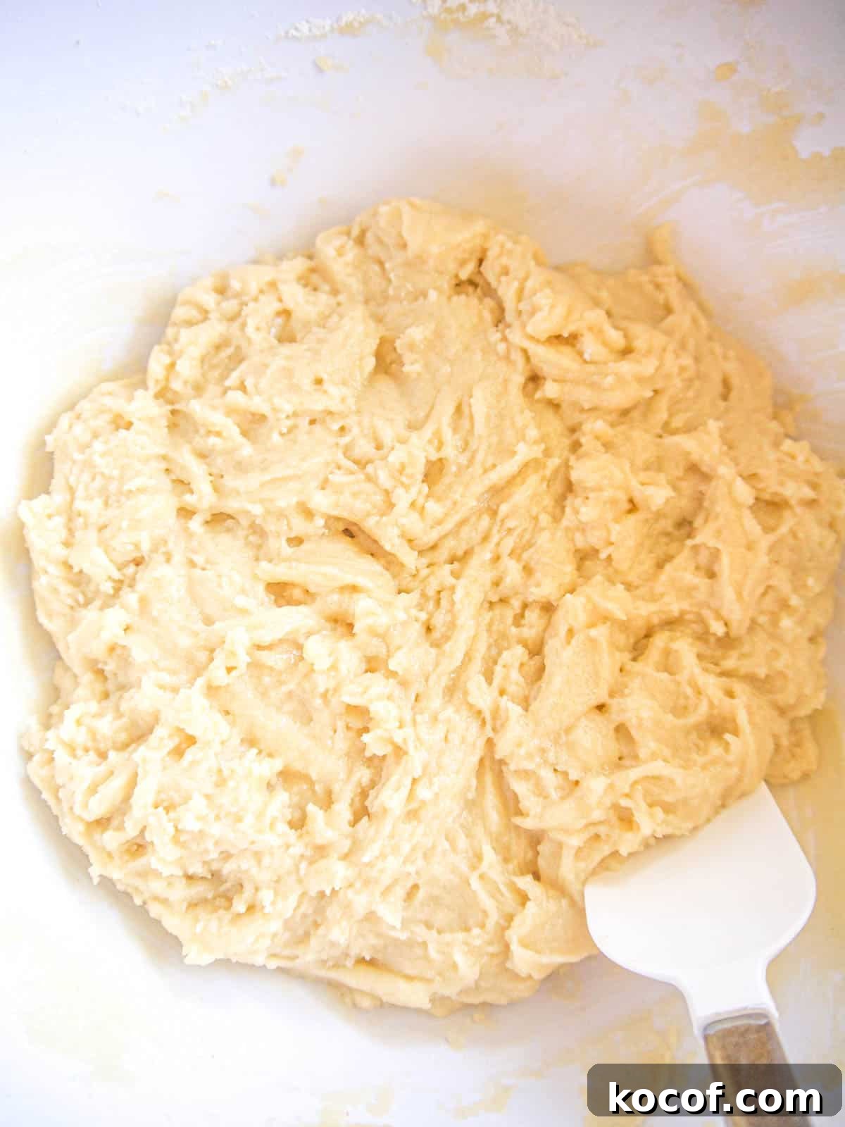 Lemon sugar cookie dough.