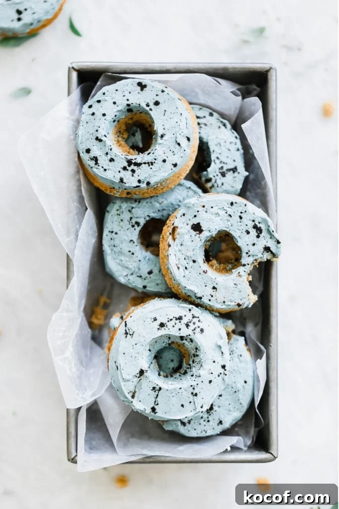 robins egg carrot cake donuts