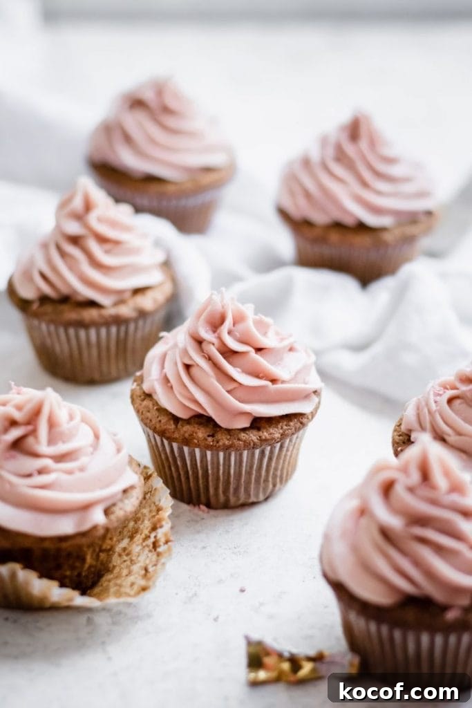 ruby cacao cupcakes