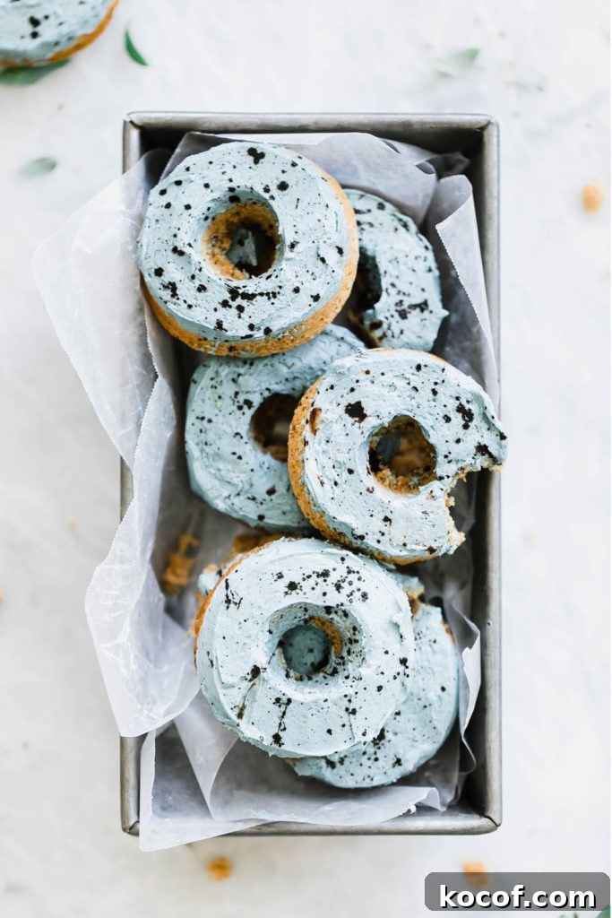 robins egg carrot cake donuts