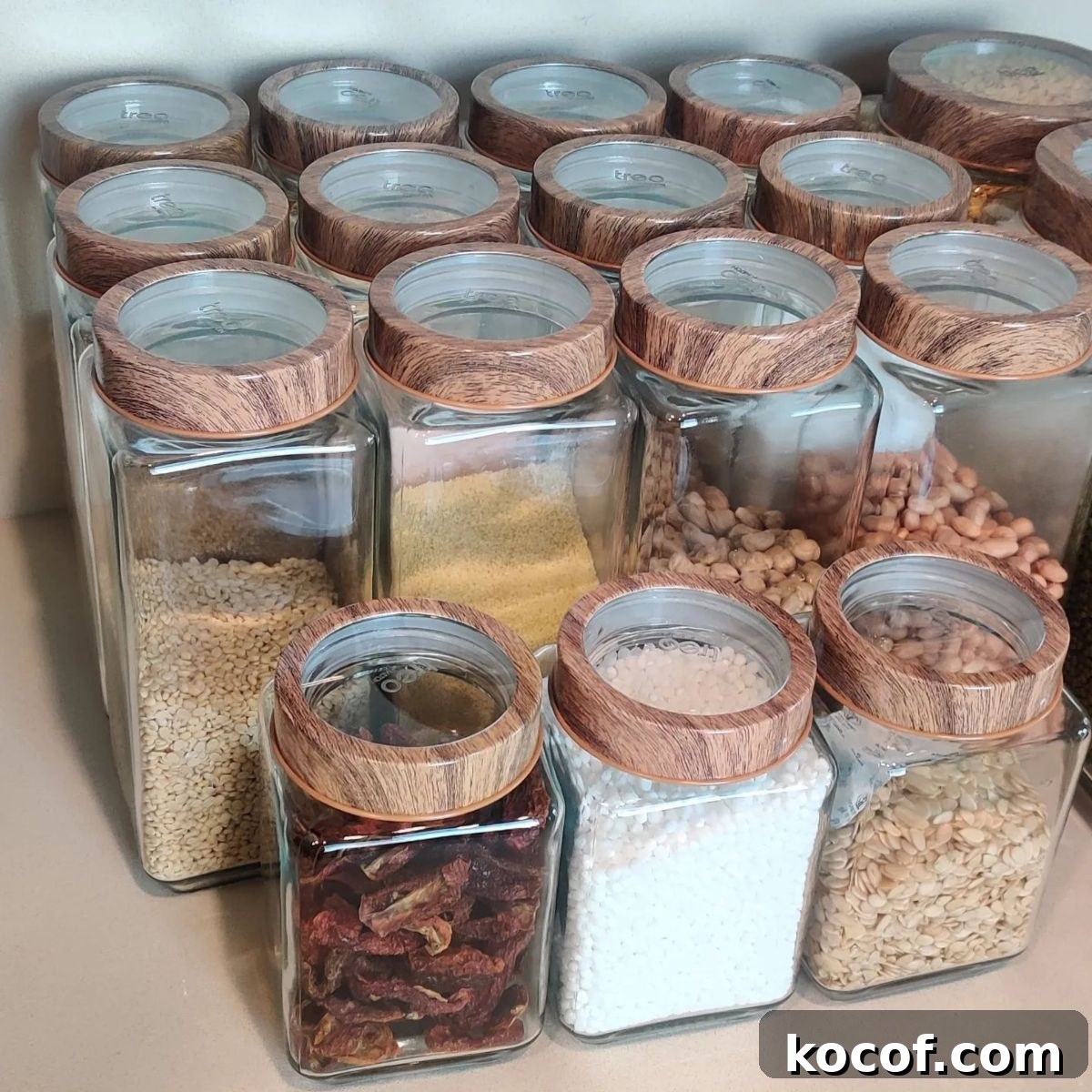 glass jars