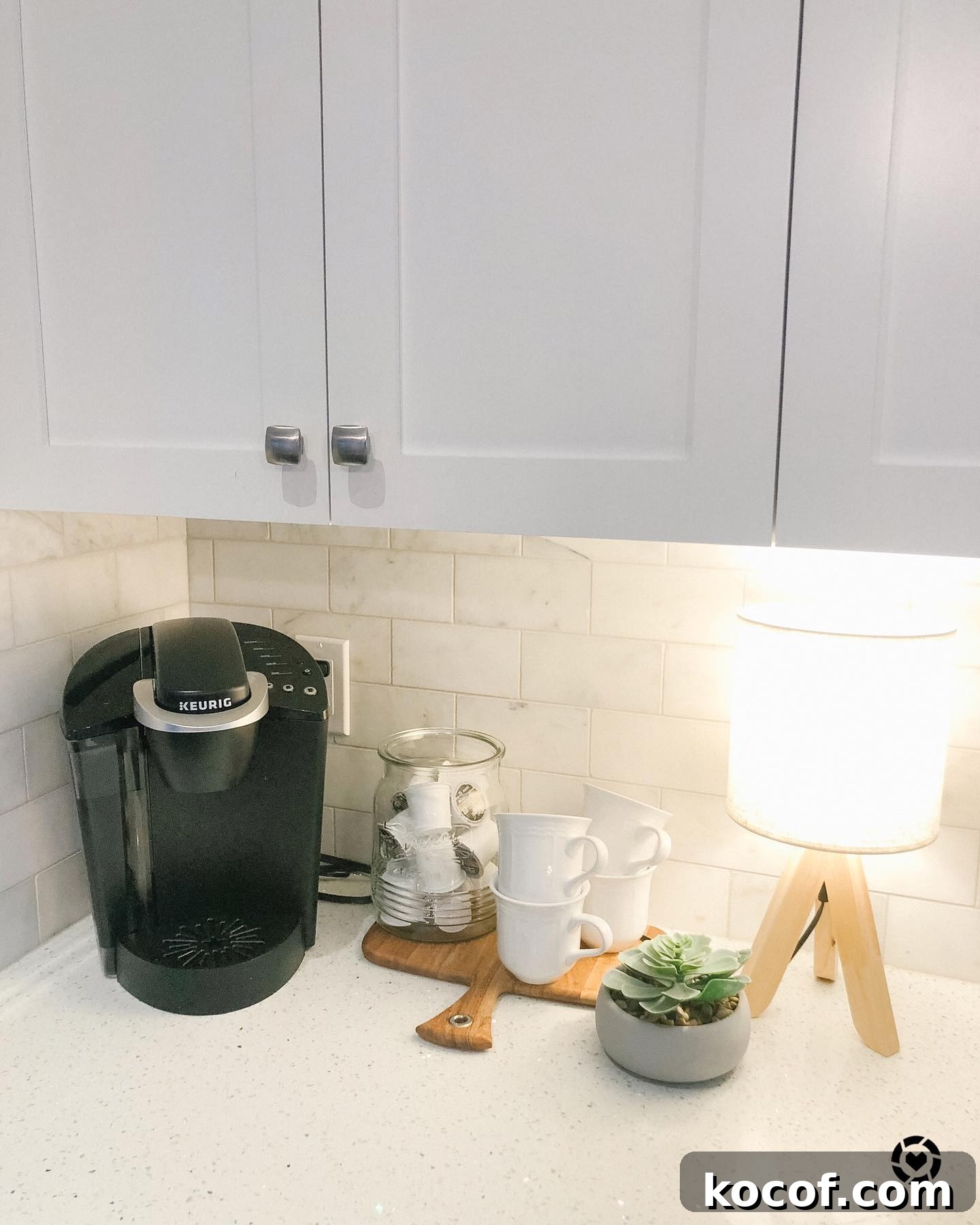 corner coffee station