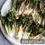 Bok Choy with Sweet Red Chili Sauce