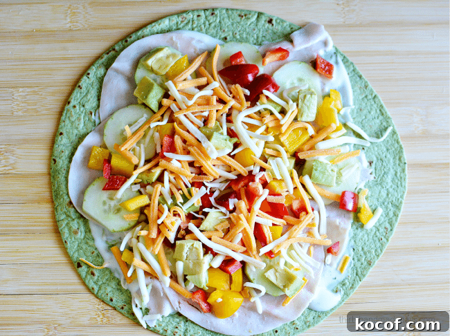 Sweet and Savory Pinwheels: After-School Snack Ideas 3 Making vegetable pinwheels for a healthy snack