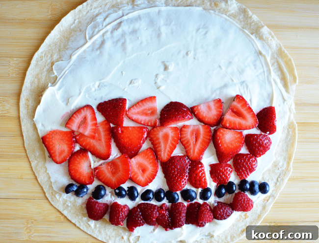 Sweet and Savory Pinwheels: After-School Snack Ideas 6 Making fruit pinwheel for a snack after school