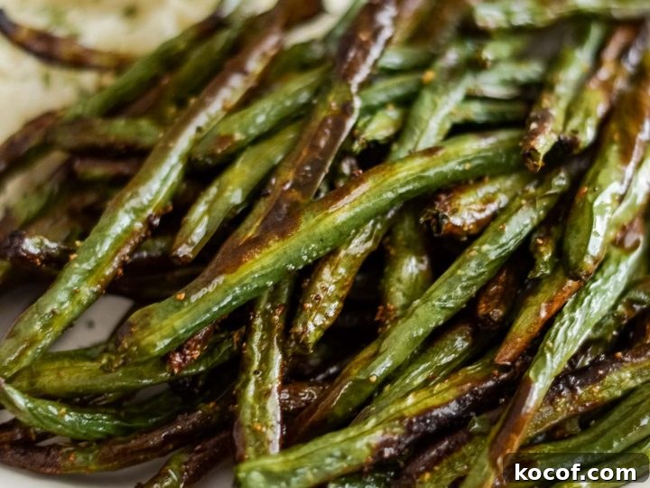 Image for Air Fryer Green Beans (15 Minutes!)
