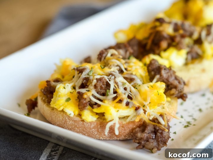 Image for Air Fryer Breakfast Pizzas with English Muffins