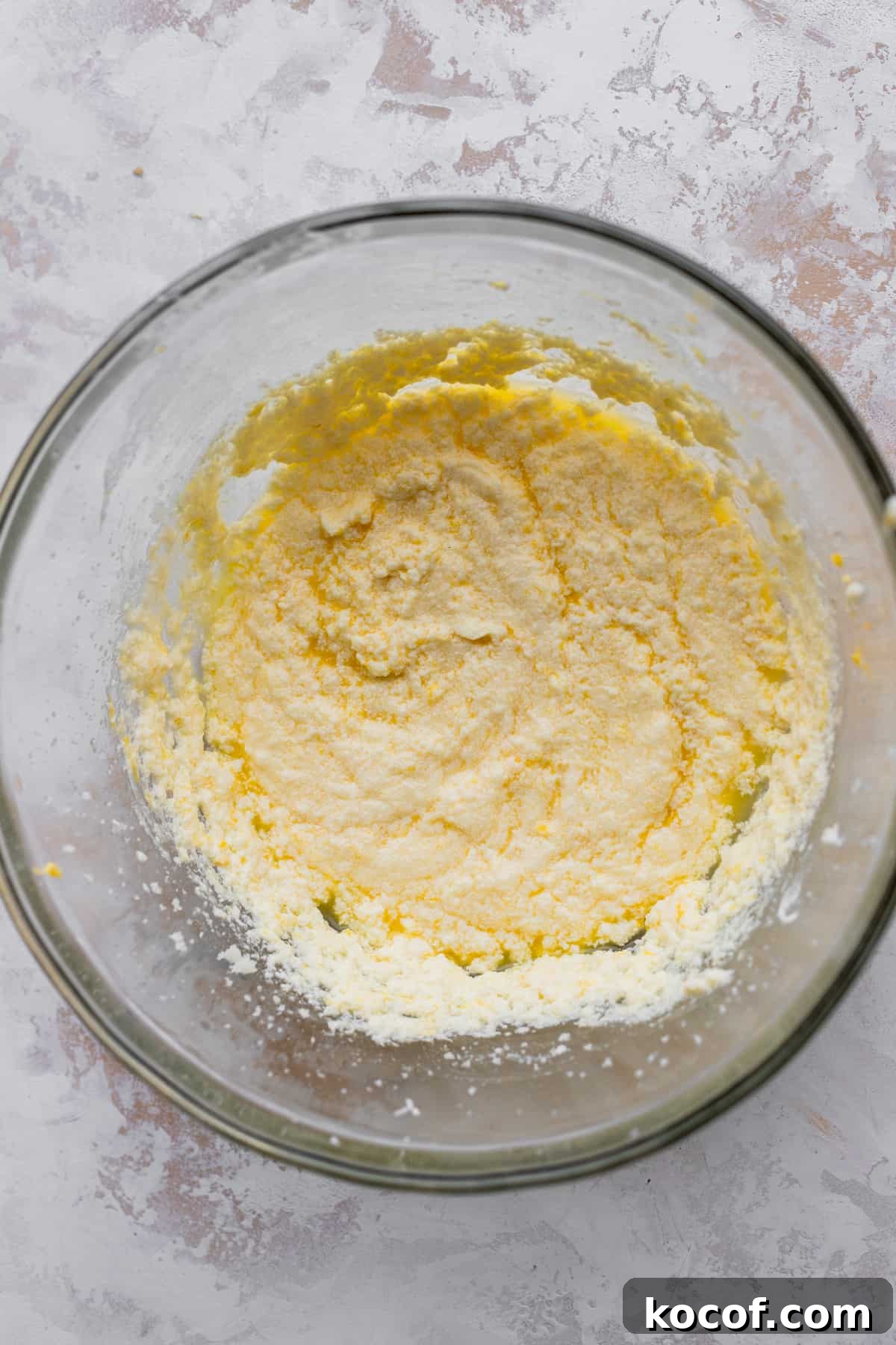 Lemon Poppy Seed Cupcakes with Zesty Glaze and Moist Crumb 4 Wet ingredients in a bowl.