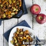 Sweet Potato, Apple & Sausage Hash: Savory Breakfast Skillet 5 img 3340 7