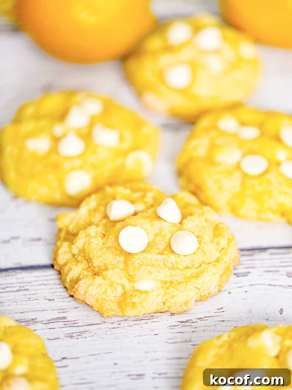 White Chocolate Chip Lemon Cookies