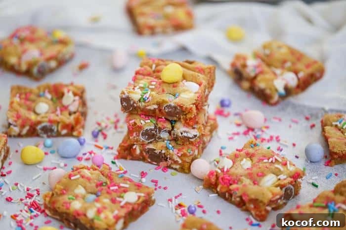 robin egg blondies