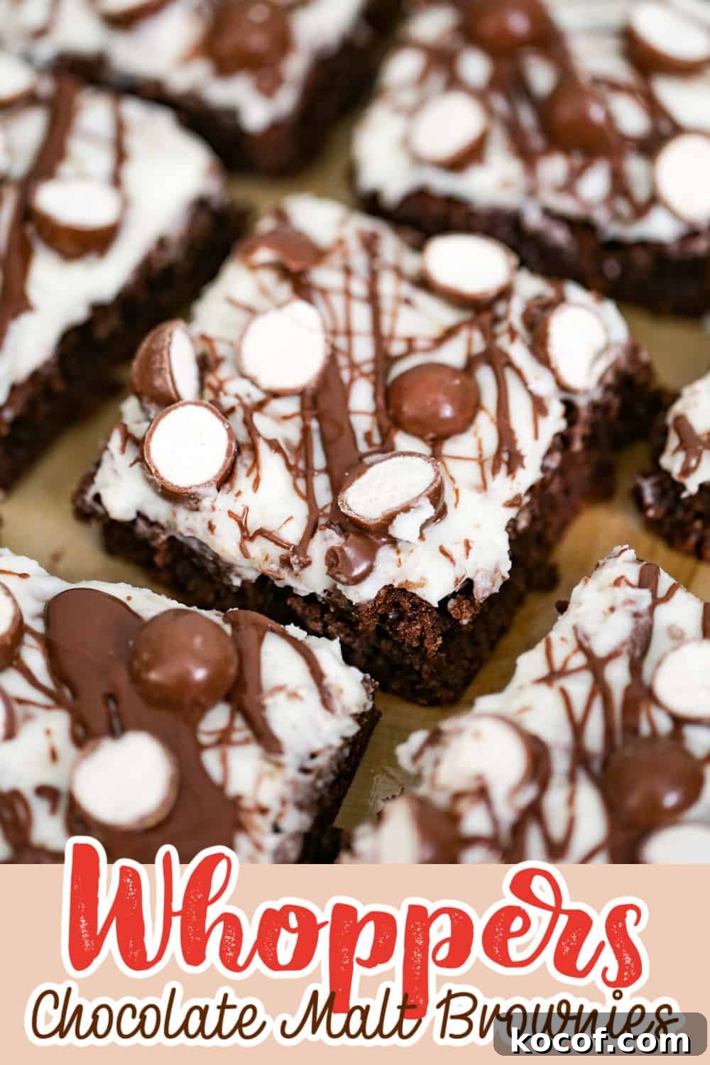 Whoppers Malt Brownies