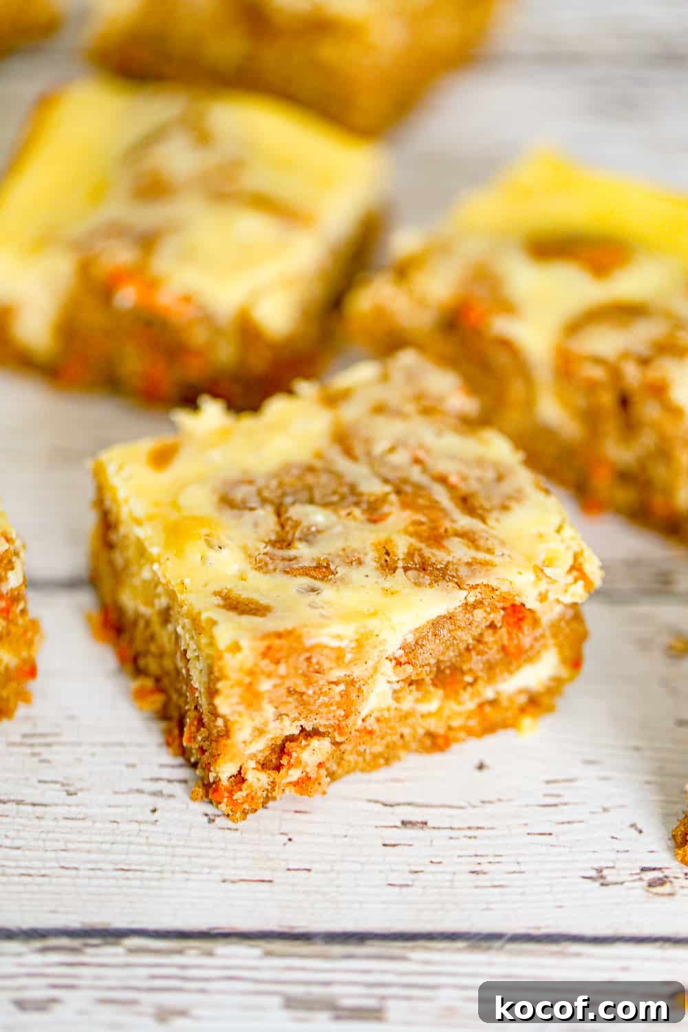 Carrot Cake Cream Cheese Bar