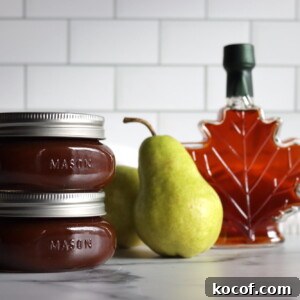 Maple Bourbon Pear Butter Recipe — Small-Batch Spread with Warm Spice 11 Maple Bourbon Pear Butter