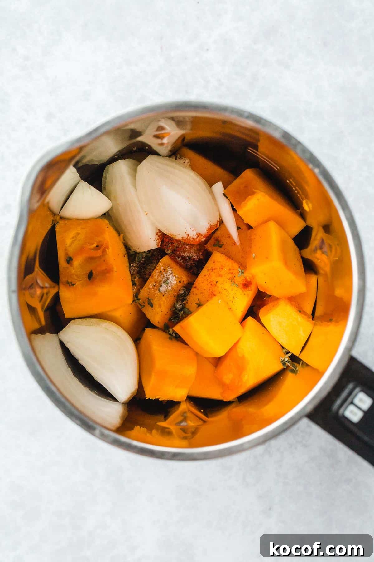 Creamy Autumn Pumpkin Soup Recipe for Cozy Dinners 7 Vegan Pumpkin Soup ingredients in a soup maker