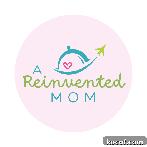 Bunny Bait Easter Snack Mix — No-Bake Party Treat 6 A Reinvented Mom graphic logo.