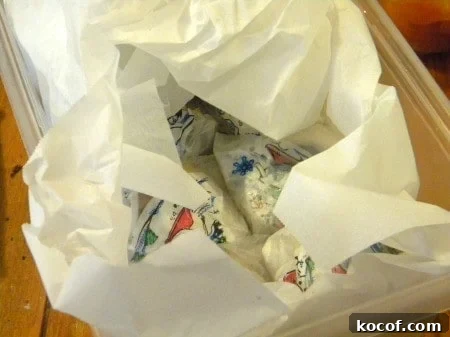 cookies being put in bin