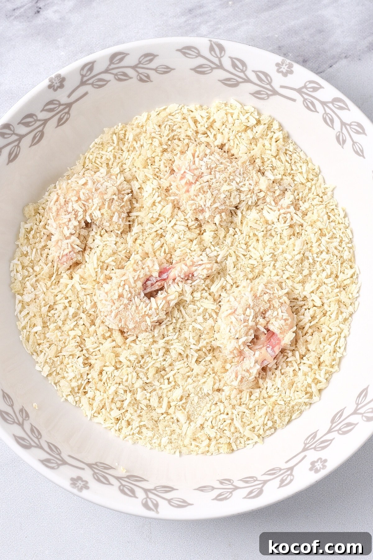 Gluten-Free Dairy-Free Coconut Shrimp Recipe Coating shrimp in gluten-free panko mixture.