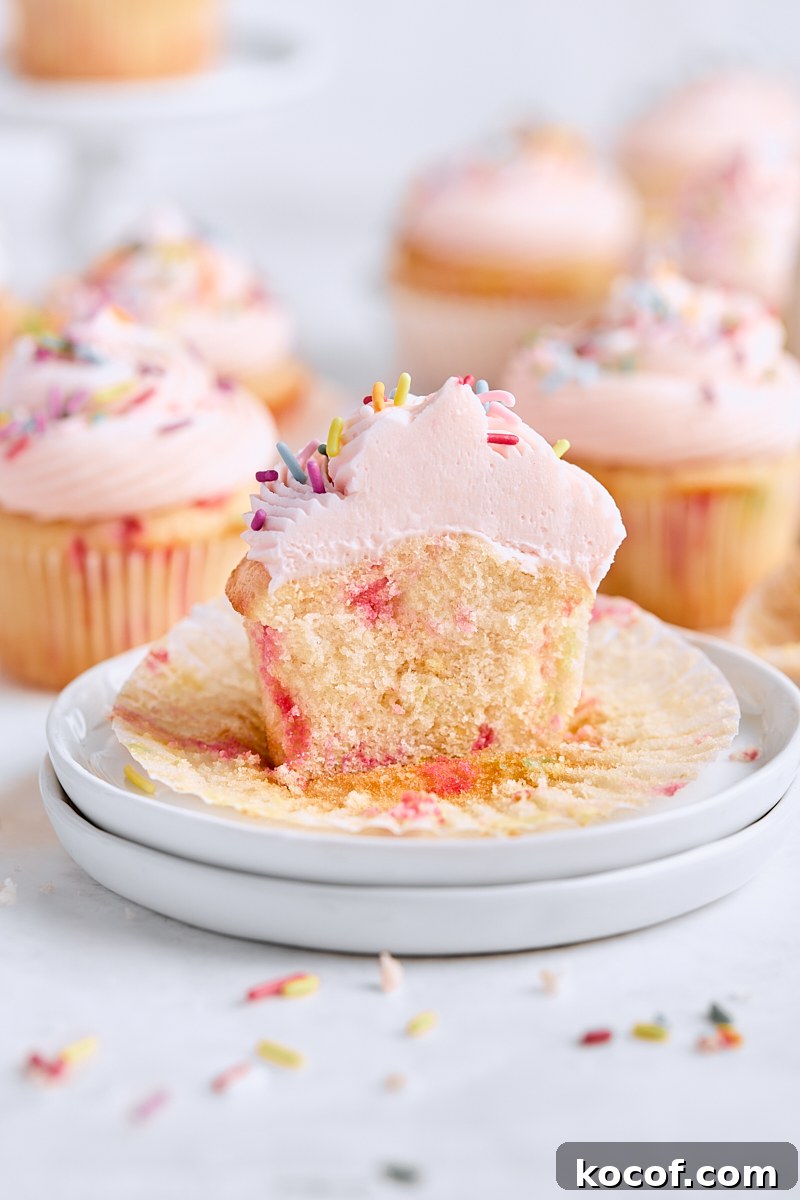 Homemade Funfetti Cupcakes