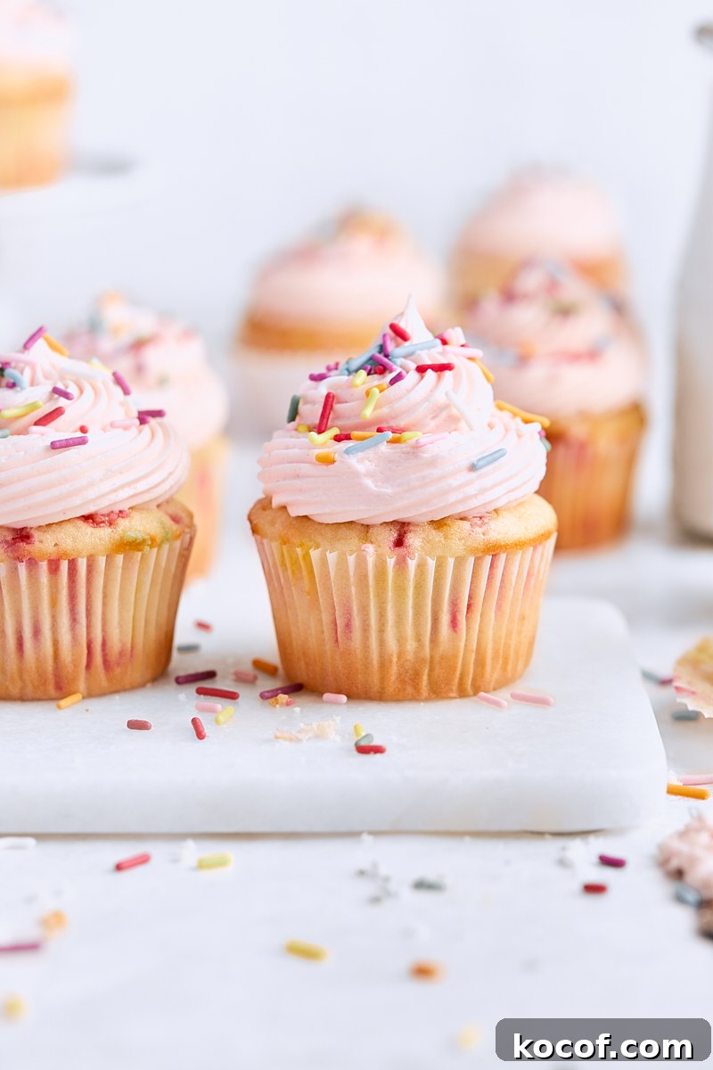 Homemade Funfetti Cupcakes