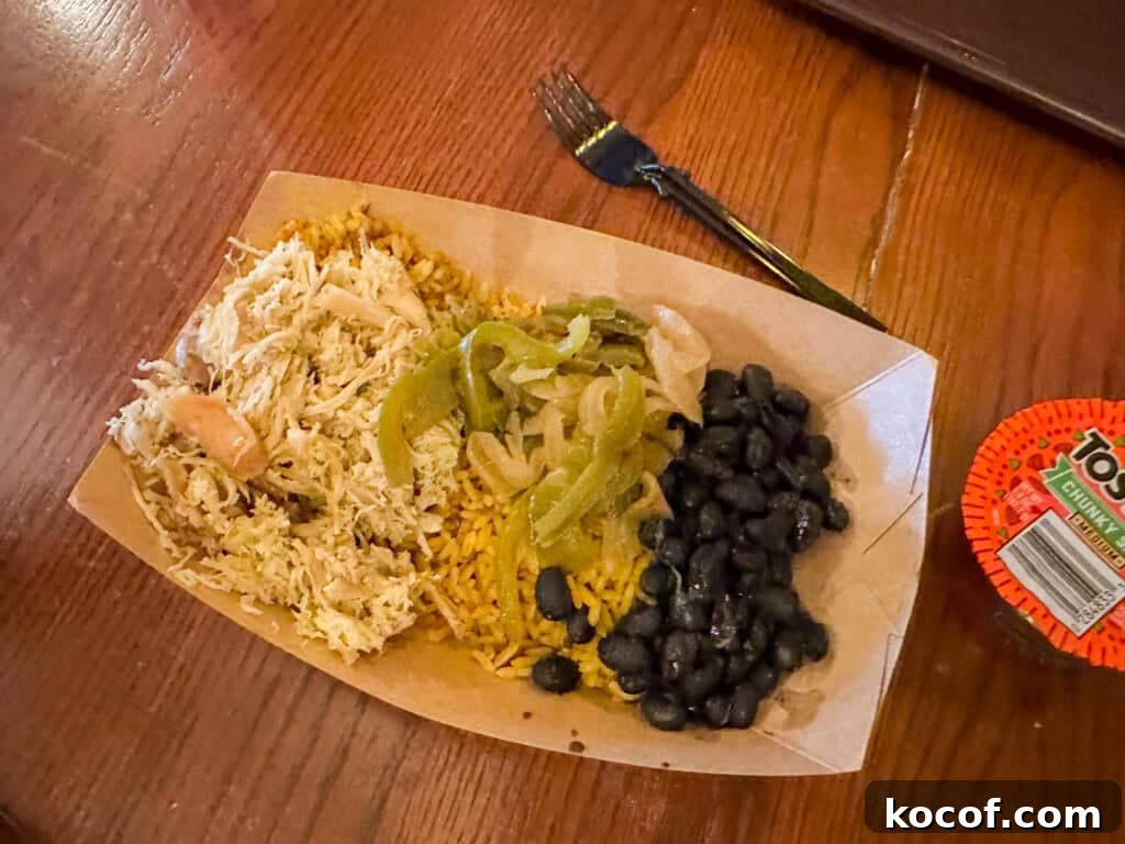 Pecos Bill’s Tall Tale Inn & Café: Classic Tex-Mex Dining at Disney 4 Fajita Platter from Pecos Bill.