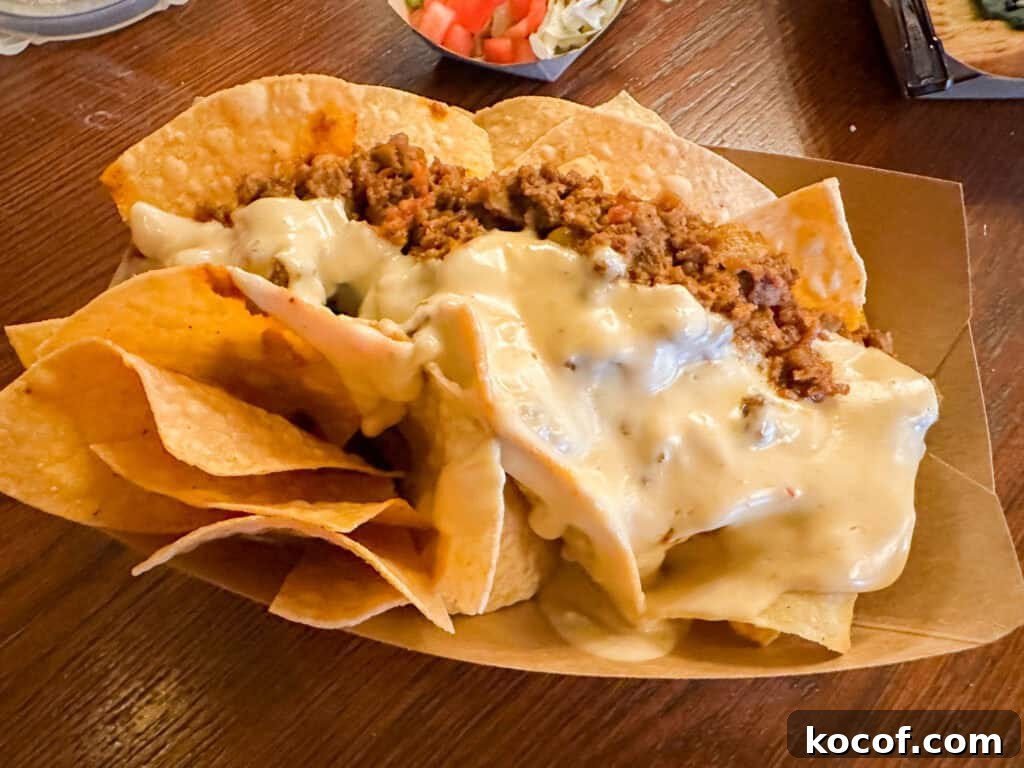 Pecos Bill’s Tall Tale Inn & Café: Classic Tex-Mex Dining at Disney 5 Beef Nachos from Pecos Bill.