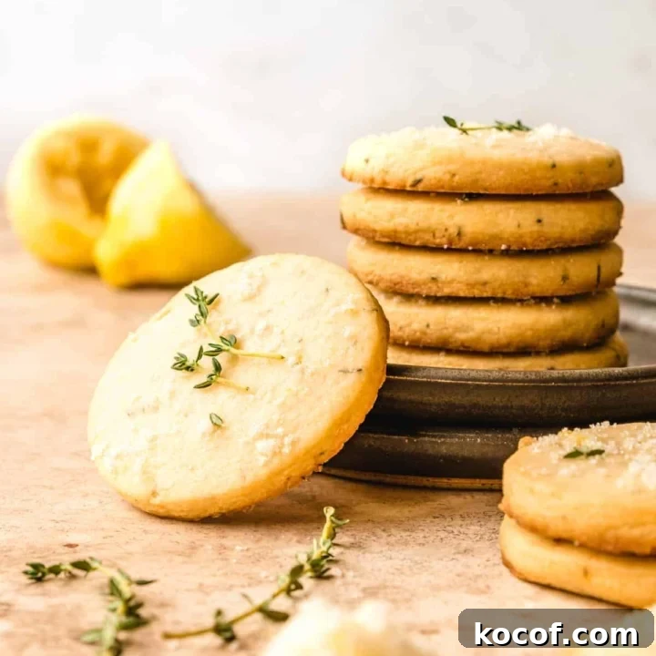 Enjoy a plate of these easy and delicious lemon shortbread cookies today.