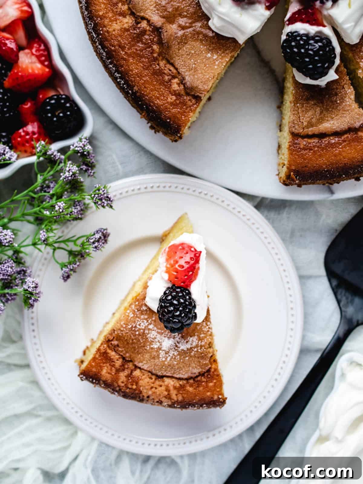 Olive oil and lemon pair so well together. Try them in this delightful cake.