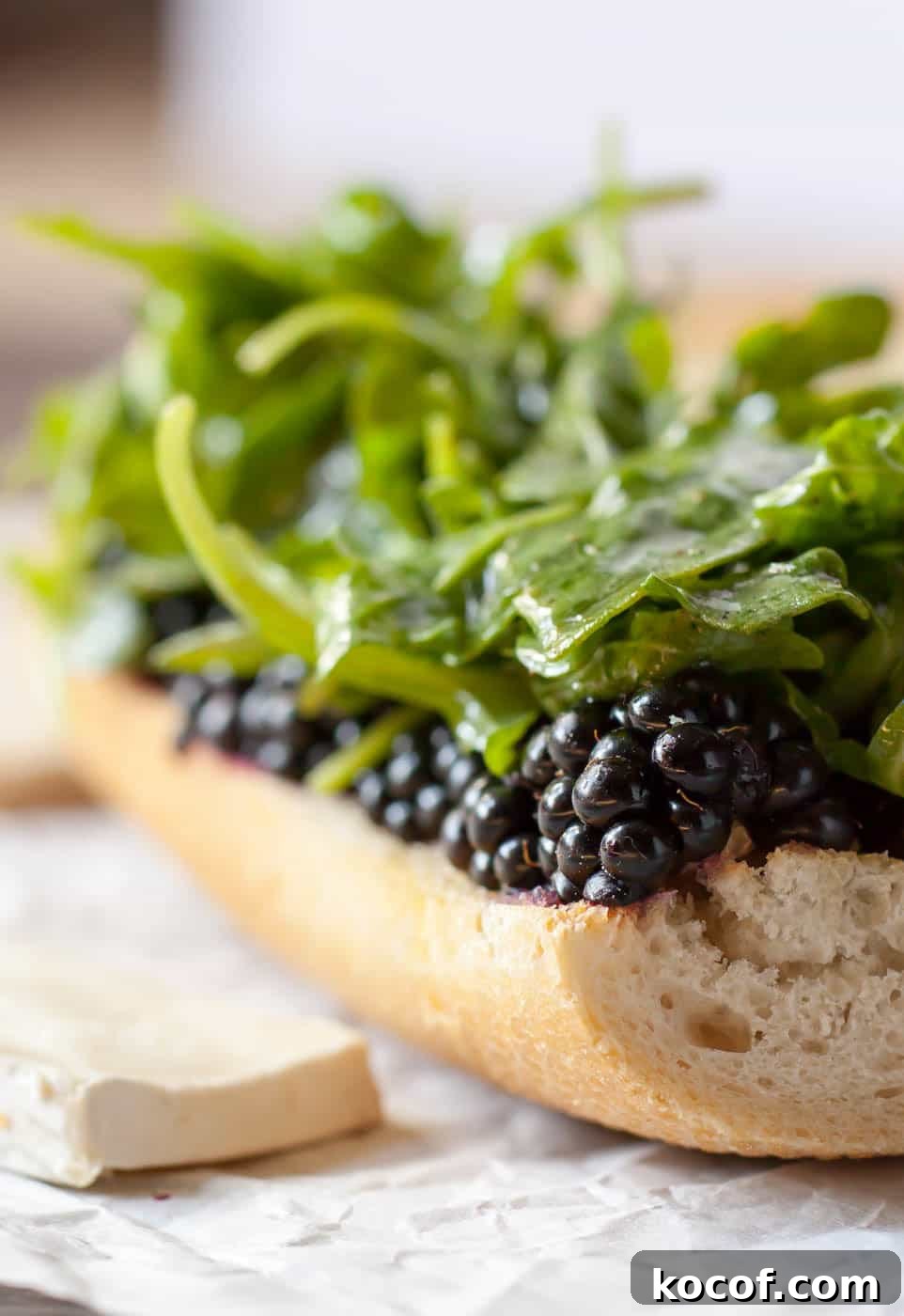 Blackberry and Brie Grilled Sandwich with Honey and Thyme 5 Blackberry Brie Sandwich