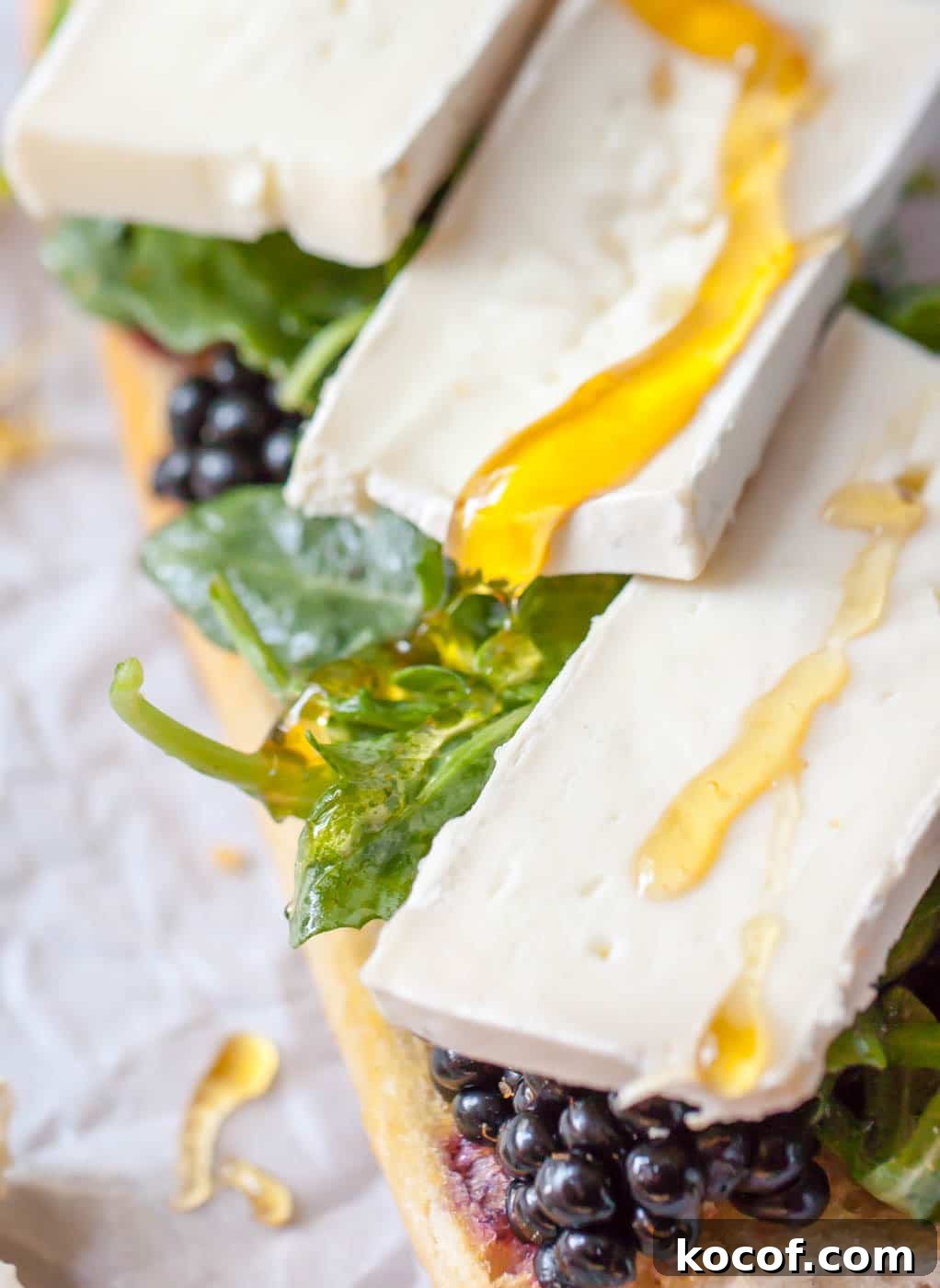 Blackberry and Brie Grilled Sandwich with Honey and Thyme 8 Blackberry Brie Sandwich
