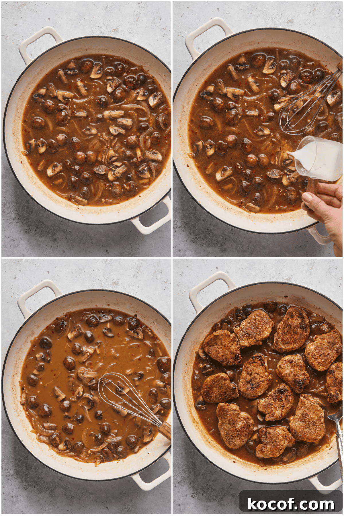 Pork Medallions with Caramelized Onions and Mushrooms 8 img 40126 7