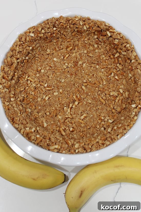Pretzel pie crust.