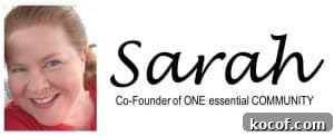 Hi, I'm Sarah from ONE essential COMMUNITY