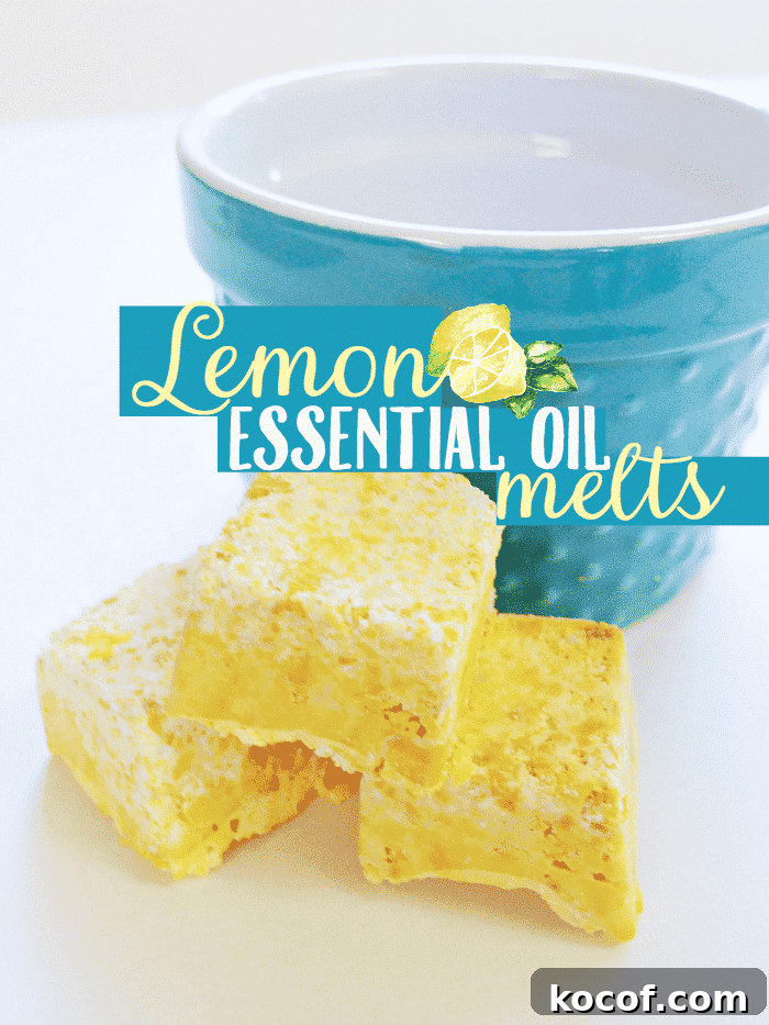 Lemon shower steamer example