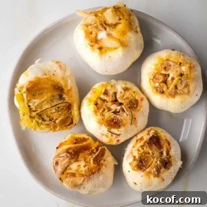 Oven-Roasted Garlic Bulbs: Crispy, Sweet Garlic Recipe 12 Whole heads of roasted garlic.