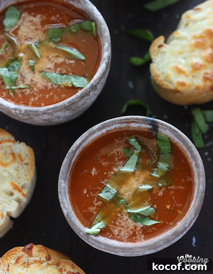 tomato basil soup recipe