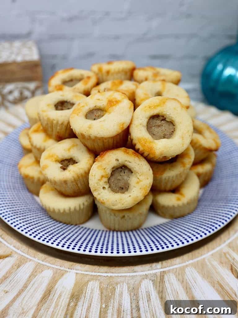 Maple Sausage Pancake Mini Muffins Recipe for Brunch 2 maple pancake sausage mini muffins recipe