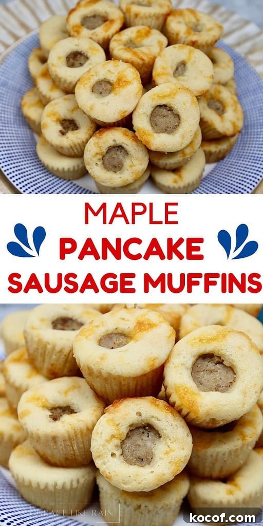 Maple Sausage Pancake Mini Muffins Recipe for Brunch 3 pancake sausage muffin recipe
