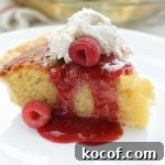 buttermilk pie with raspberry sauce | NoBiggie.net