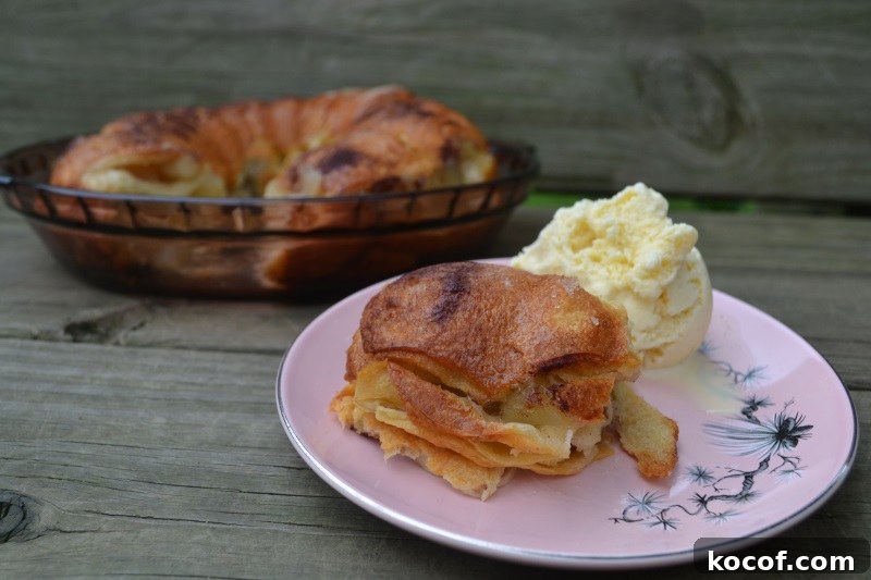 Apple Croissant Cake Recipe: Flaky Layers with Cinnamon Apples 2 Apple Croissant Cake 04