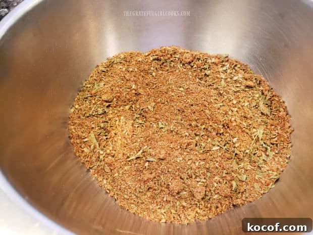 Baked Grilled Baby Back Ribs - The Grateful Girl Cooks! Dry rub spice mixture is ready to season the baby back ribs.