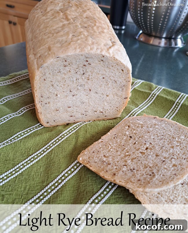 Light Rye Bread Recipe
