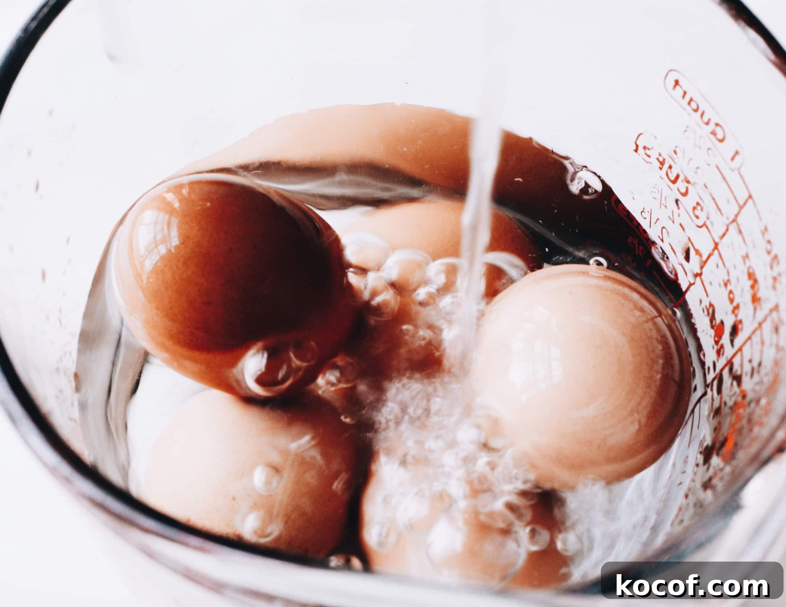 Running Water on Eggs
